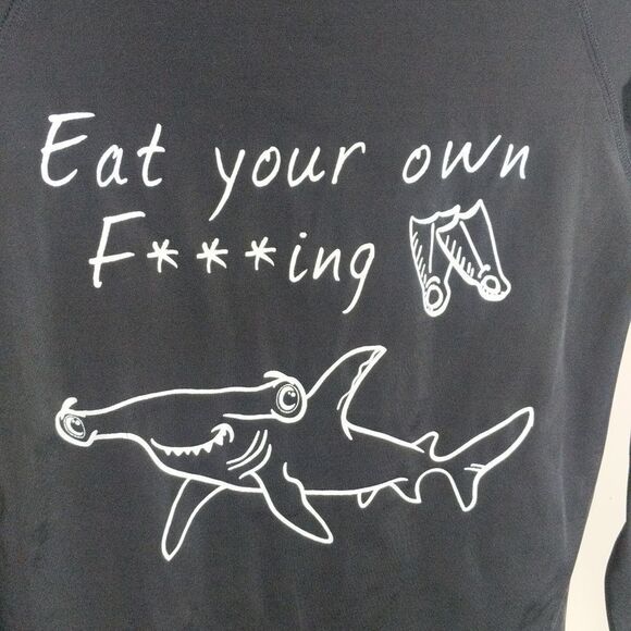 Rash Guard With Shark Motif - Picture 11 of 11